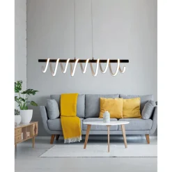 LED HL Belleza Metall/KS schwarzLxBxH 100x20x150cm dimmbar