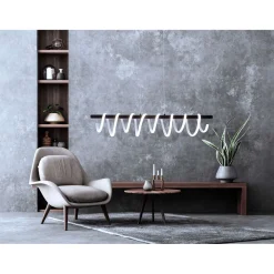 LED HL Belleza Metall/KS schwarzLxBxH 100x20x150cm dimmbar