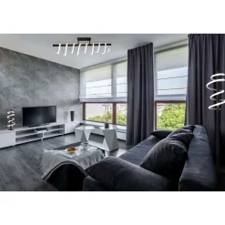 LED TL Belleza Metall/KS schwarzLxBxH 20x20x50cm dimmbar