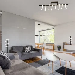 LED TL Belleza Metall/KS schwarzLxBxH 20x20x50cm dimmbar