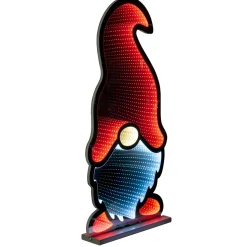 LED Weihnachtswichtel m. Infinity Effekt163 SMD LED