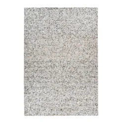 Lederteppich Finish 100 grau/silber