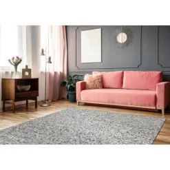 Lederteppich Finish 100 grau/silber