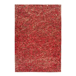 Lederteppich „Finish 100“, rot/gold