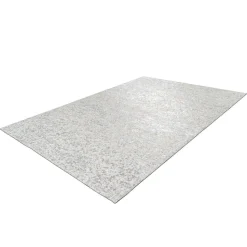 Lederteppich Finish 100 weiß/silber