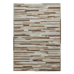 Lederteppich Lavish 110 creme