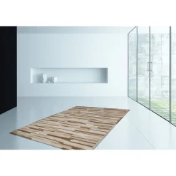 Lederteppich Lavish 110 creme