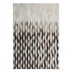 Lederteppich „Lavish 510“, grau