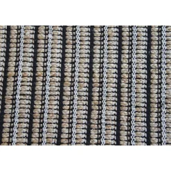 Lederteppich Spark 410 schwarz/silber