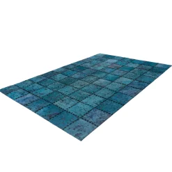 Lederteppich Voila 100 türkis