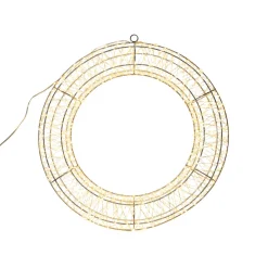 LED-Kranz mit Timerfunktion Durchmesser 45 cm 960 LEDs