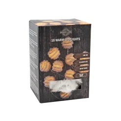 LED-Lichterkette Pompom/Feder Timerfunktion batteriebetrieben