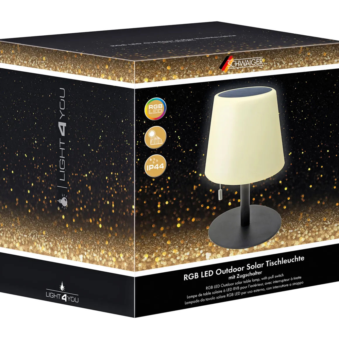 LED-Outdoor-Solar-Tischlampe