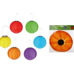 LED-Solar-Lampion Outdoor bunt