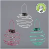 LED-Solar-Leuchtspirale 17 cm mehrfarbig