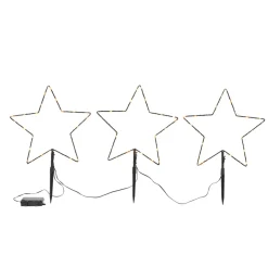 LED-Stern 75 LEDs 43 cm 3er-Set