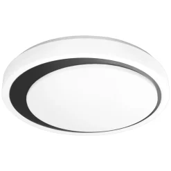 Ledvance SMART+ Deckenleuchte Orbis Moon Durchmesser 48 cm weiß-schwarz