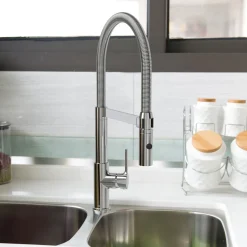 Lenz Küchenarmatur ALUNA mit Pendelbrause chrom