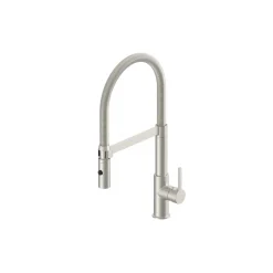 Lenz Küchenarmatur ALUNA mit Pendelbrause Edelstahloptik