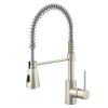 Lenz Küchenarmatur Kalani² mit Pendelbrause Edelstahloptik