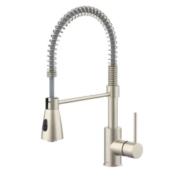 Lenz Küchenarmatur Kalani² mit Pendelbrause Edelstahloptik