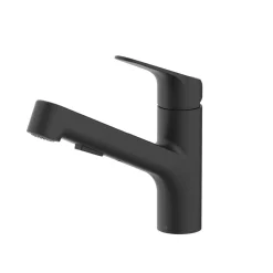 Lenz Küchenarmatur KOA mit Handbrause schwarz