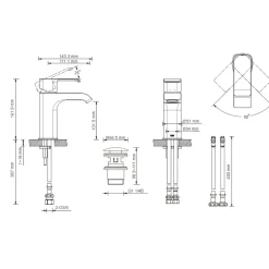 Lenz Küchenarmatur MILA Edelstahloptik