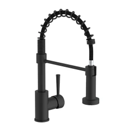 Lenz Küchenarmatur NOVA mit Pendelbrause schwarz