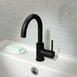 Lenz Waschtischarmatur BOW² schwarz