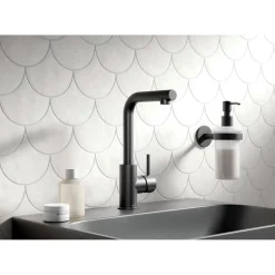 Lenz Waschtischarmatur HOKU schwarz