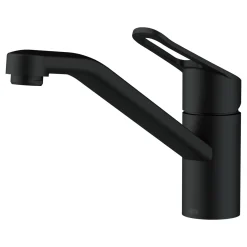 LENZ Spültischarmatur Mila Anti-Fingerabdruck Schwarz Matt