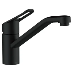 LENZ Spültischarmatur Mila Anti-Fingerabdruck Schwarz Matt