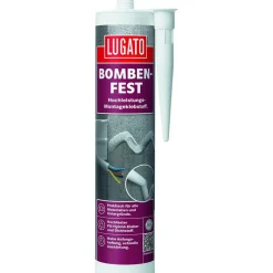 Lugato PU-Hybrid-Kleber Bombenfest grau 480 G