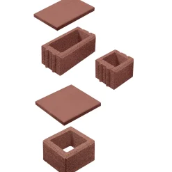 Lusit Gartenmauer Bellamur 1/1 Stein Rotbraun