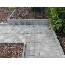 Lusit Mini L-Stein Grau mit Fase 30 x 20 x 40 x 6 cm