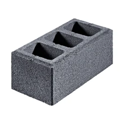 Lusit Mini Vollstein Bellamur 40 x 20 x 16,5 cm grau anthrazit