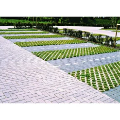 Lusit Rasengitterstein 60 x 40 x 8 cm grau