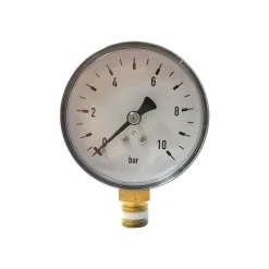 Manometer 0-10 Bar 1/4" Anschluß unten