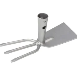 Meister Doppelhacke flach 3 Zinken grün