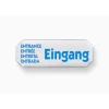 Metafranc Hinweisschild Eingang Kunststoff weiß