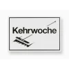 Metafranc Hinweisschild Kehrwoche Kunststoff gelb
