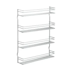 Metaltex Gewürzregal Pepito 36 x 45 x 8 cm silber