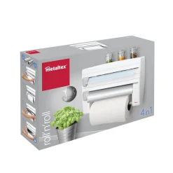 Metaltex Küchenrollenspender Roll n Roll silber