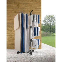 Metaltex Turm-Wäschetrockner Ciclone Vario 78 x 137 x 68 cm silber