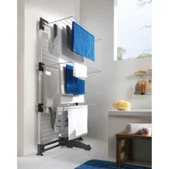 Metaltex Turm-Wäschetrockner Ciclone Vario 78 x 137 x 68 cm silber