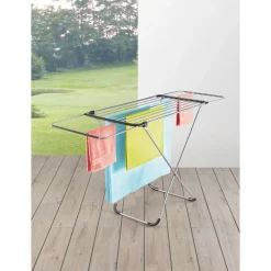 Metaltex Wäschetrockner Corfu 100/176 x 98 x 56 cm silber