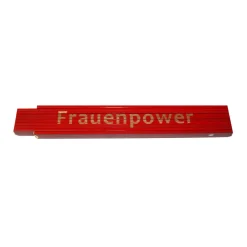 Meterstab Frauenpower 2m rot