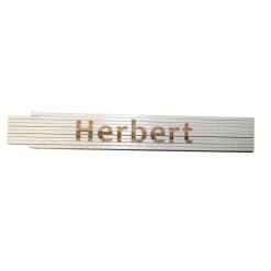 Meterstab Herbert 2m weiß