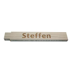 Meterstab Steffen 2m weiß