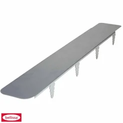 Mähroboter Rasenkante Metall verzinkt 80 x 12 x 6,5 cm 2er Set